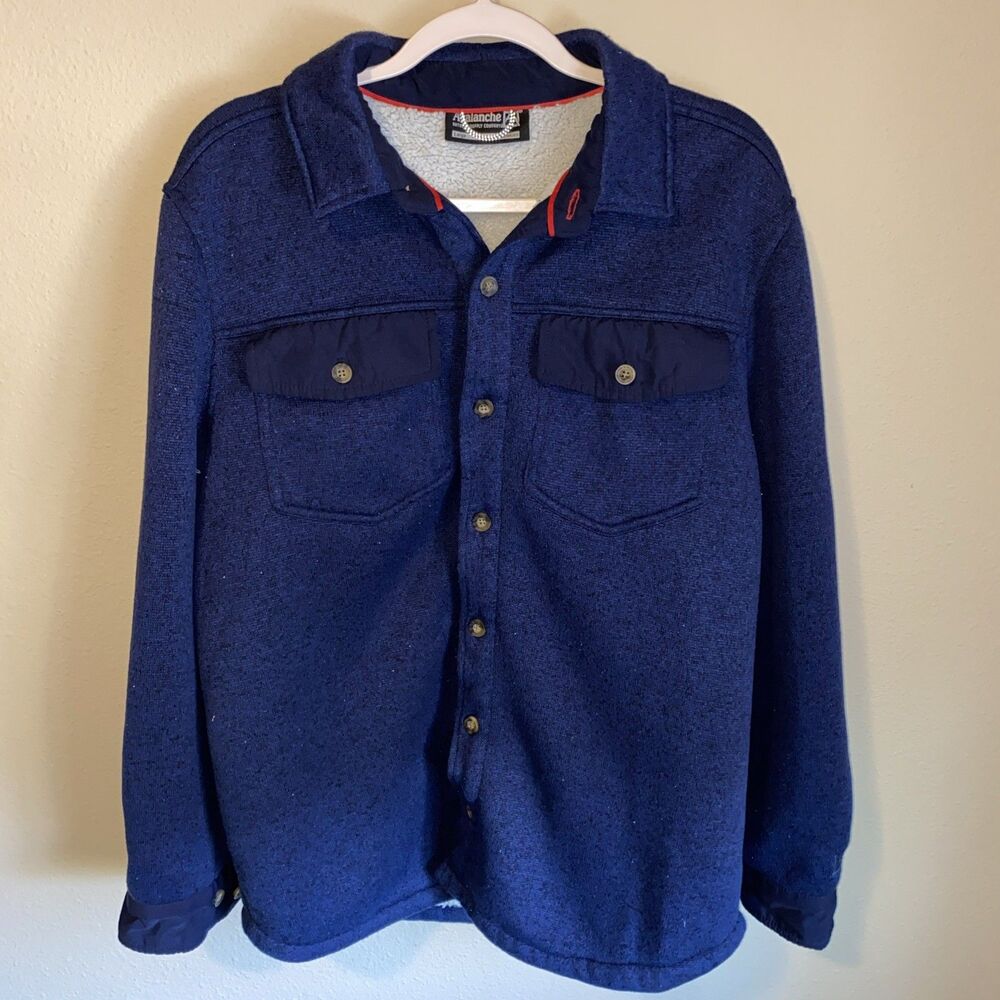 Avalanche Men’s Shirt Jacket Blue